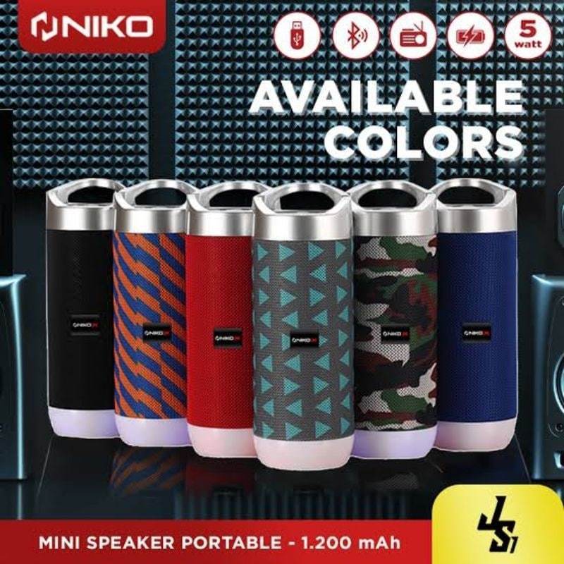 SPEAKER BLUETOOTH NIKO JS1 | SPEAKER AKTIF | SPEAKER BLUETOOTH | SPEAKER TERLARIS