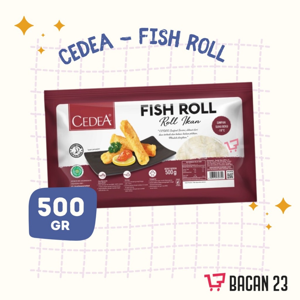 

Cedea Fish Roll (500gr) Cedea Ikan Roll Frozen Food