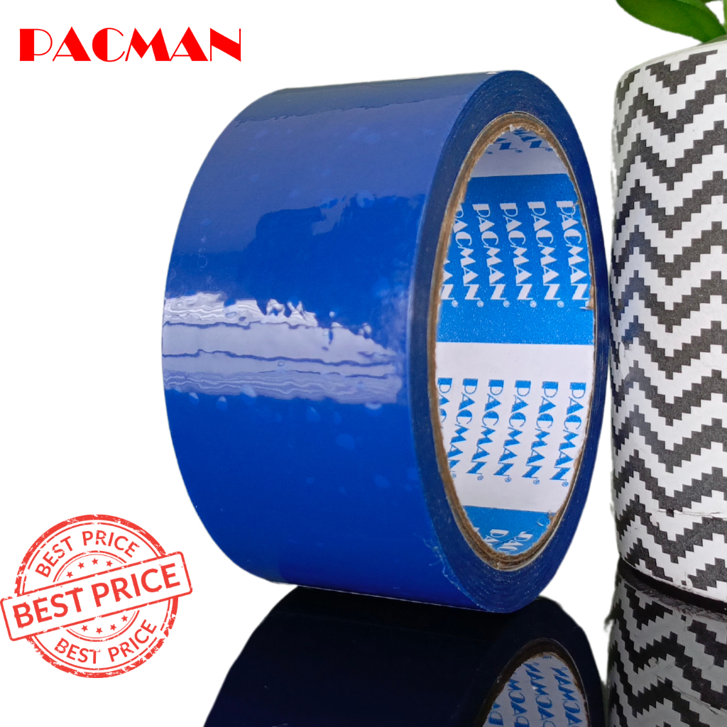 

Lakban Warna biru OPP Blocking original Pacman 2 inchi