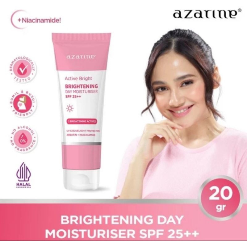 azarine brightening day moisturizer spf 25  20g / azarine moisturizer