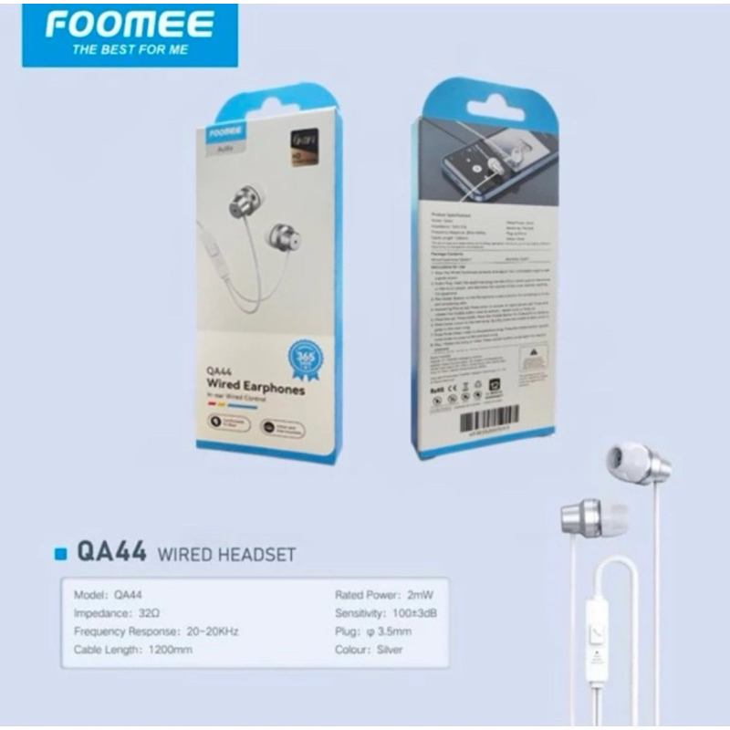 Earphone FOOMEE QA44