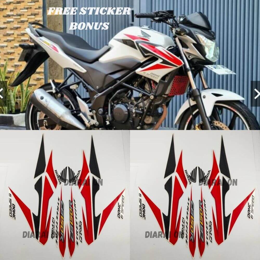 Stiker Striping Honda CB150r 2014 - CB 150 R CB 150R Merah Murah