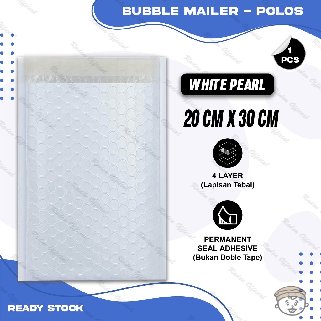 

Plastik Packing BUBBLE MAILER Kantong Polybubble Amplop Bubble Envelope Polymailer Olshop Polos Ukuran 20X30
