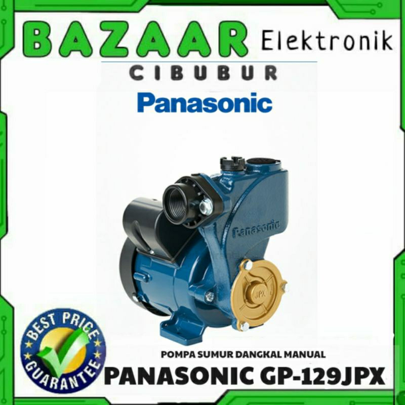 Mesin Pompa Air Sumur Dangkal Manual Panasonic GP-129JPX | GP-129 JPX