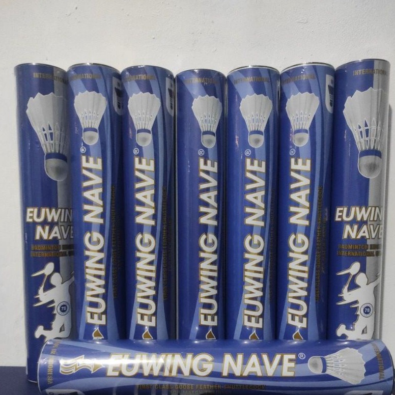 KODE M54U SHUTTLECOCK EUWING NAVE BIRU BLUE ORIGINAL BIRU SHUTTLECOCK EWING NAVE BIRU Bola badminton