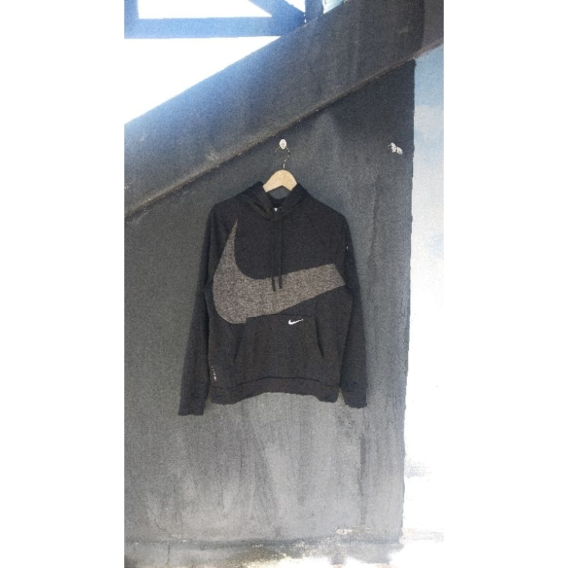 Nike big swoosh hoodie second