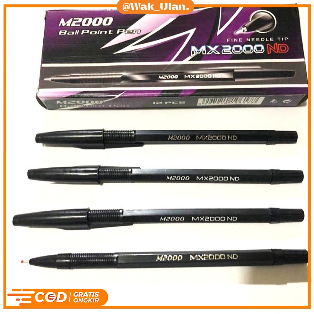 

PULPEN M2000 / BOLPOIN MX2000 ND (12 PCS) MURAH Pulpen Polpen bolpen Bulpoin Bolpoin Gel Ink Alat Tulis Kantor Sekolah Pena Pen Tinta Cair Standart