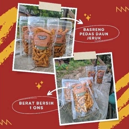 

Basreng pedas daun jeruk