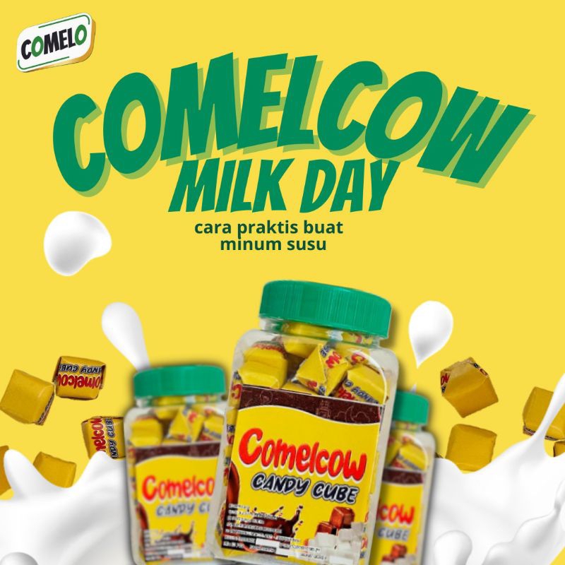 

Comelcow Candy Cube/ Permen rasa Dancow