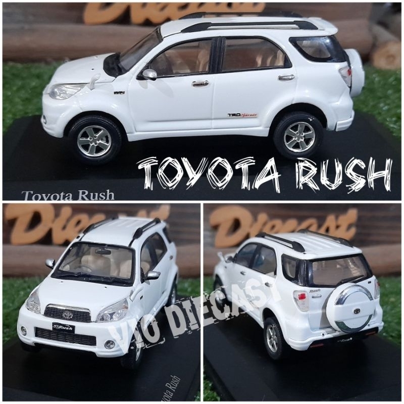 Diecast Miniatur Toyota Rush skala 1:43