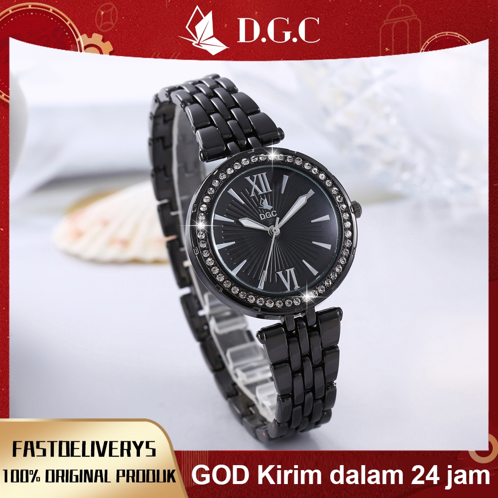 DGC Jam Tangan Wanita Analog Chain Steel Terbaru Jam Tangan Fashion Girls G85