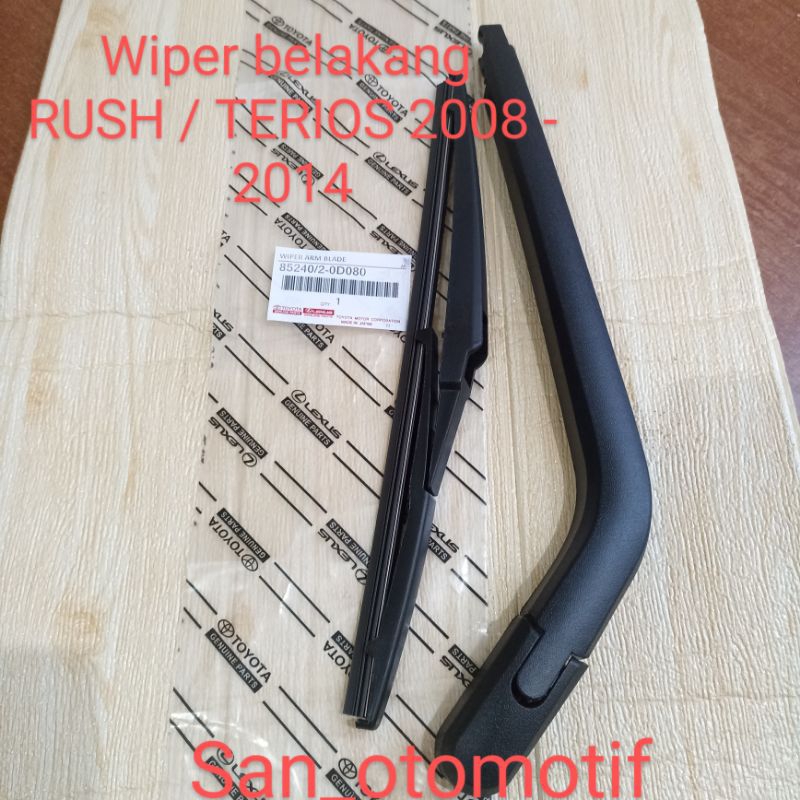 Wiper belakang Blade Rush Terios  2008-2014 original