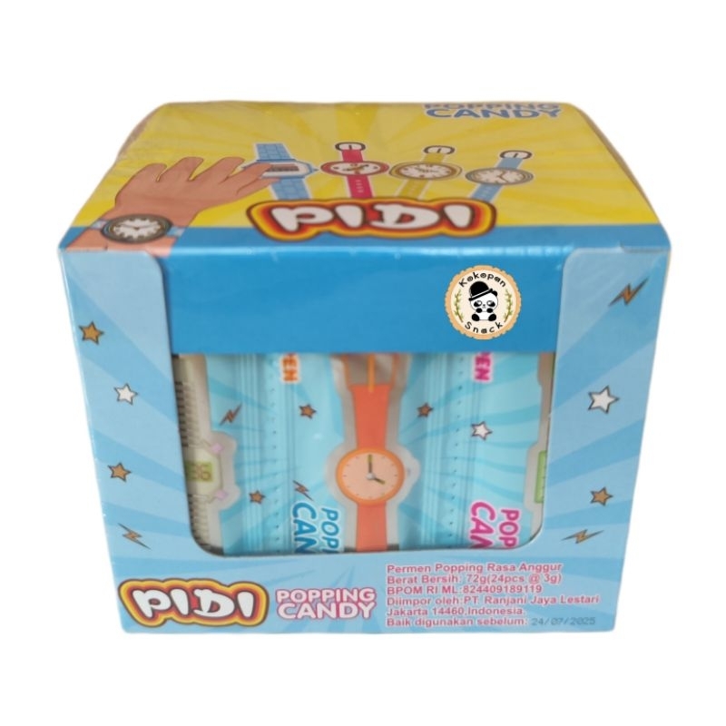 

PIDI JAM POPPING CANDY BOX ISI 24