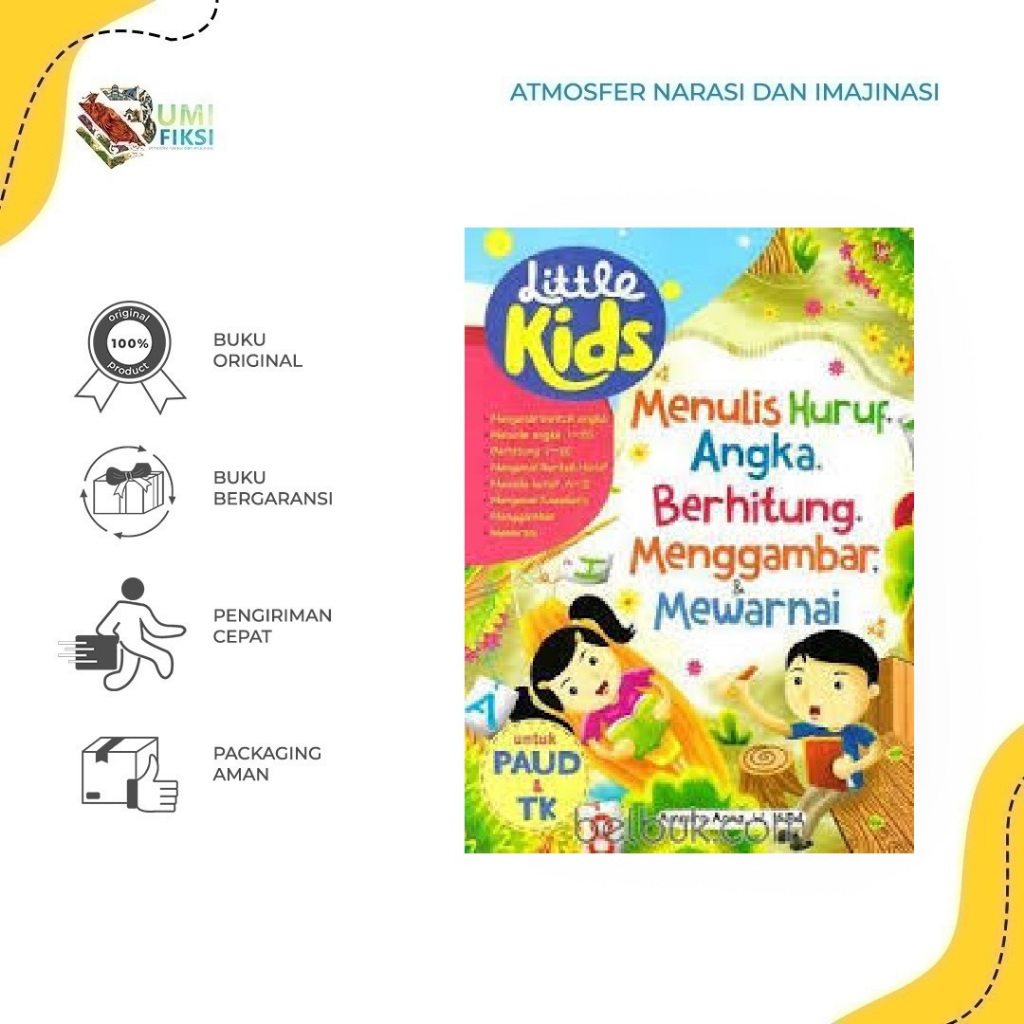 

[ Promo ] Buku Anak - Little Kids : Menulis Huruf, Angka, Berhitung, Menggambar dan Mewarnai PAUD - Ammira Anna - Wahyu Media