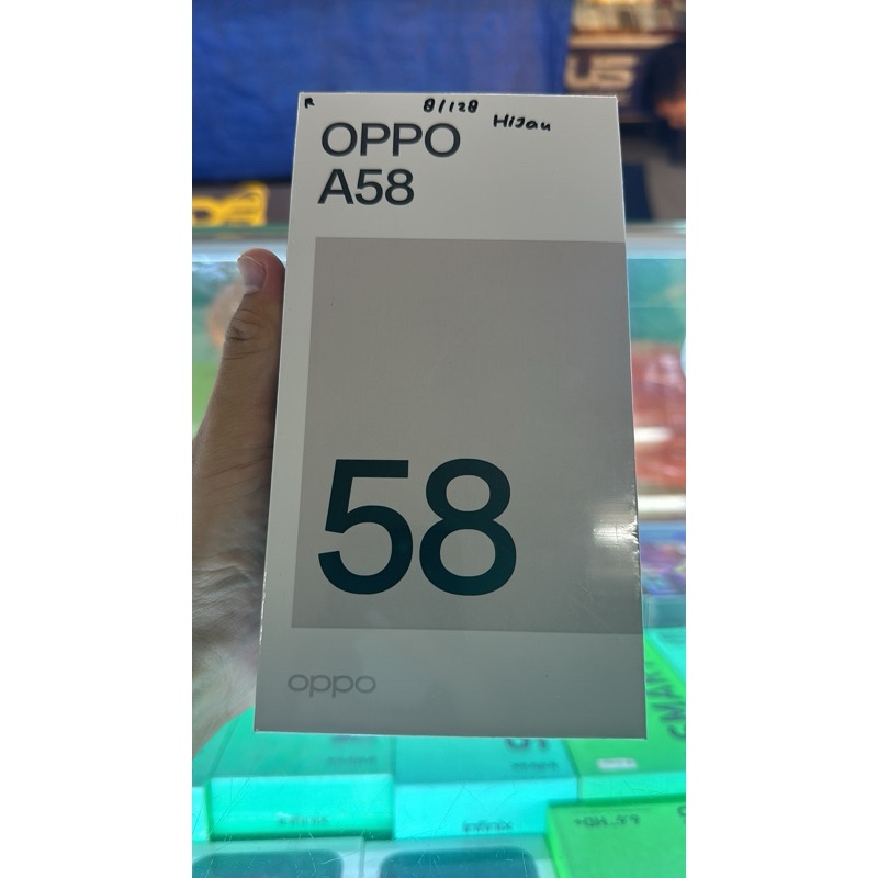 oppo a58 ram 8/128 new garansi resmi