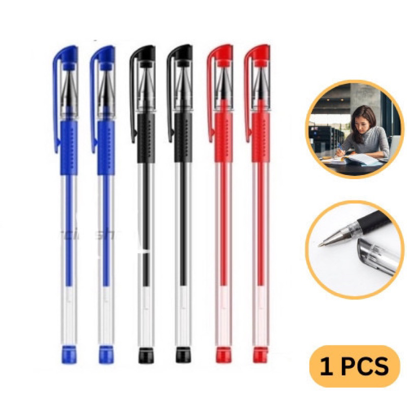 

1 Pcs Pulpen Gel Ink 0.5Mm Perlengkapan Alat Sekolah