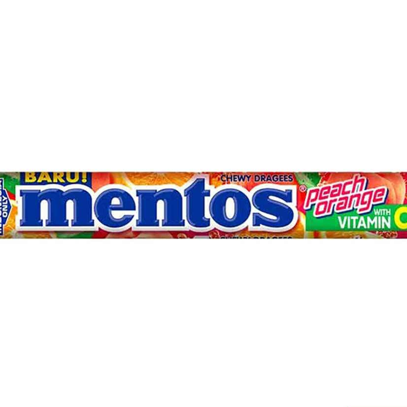 

MENTOS Candy Peach Orange 37gr