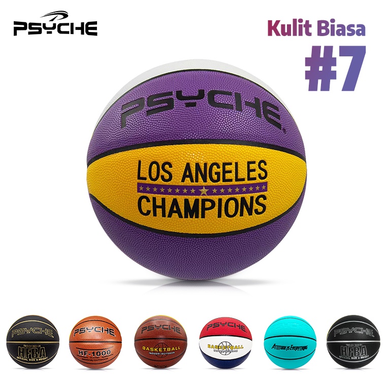 KODE I59F Psyche Basketball Original Training Kulit Outdoor Size 7