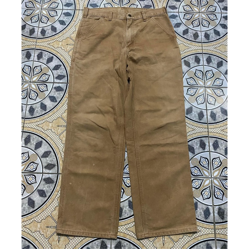 carhart** carpenter pants Brown
