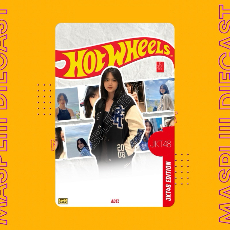 Hot Wheels JKT48 Adel Custom card hot wheels jkt48