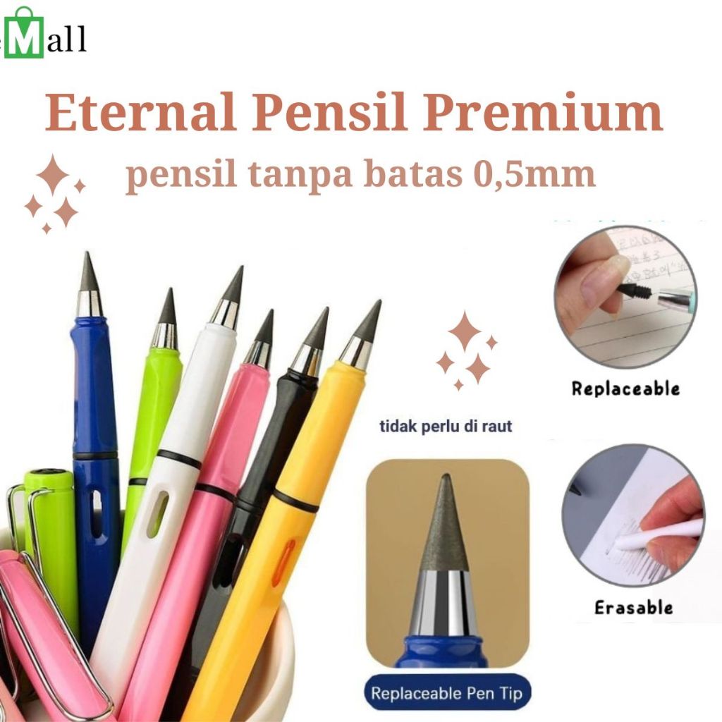 

PUP5 - Pensil Tanpa Batas 2B Tidak Perlu Diasah Untuk Sketsa Lukis