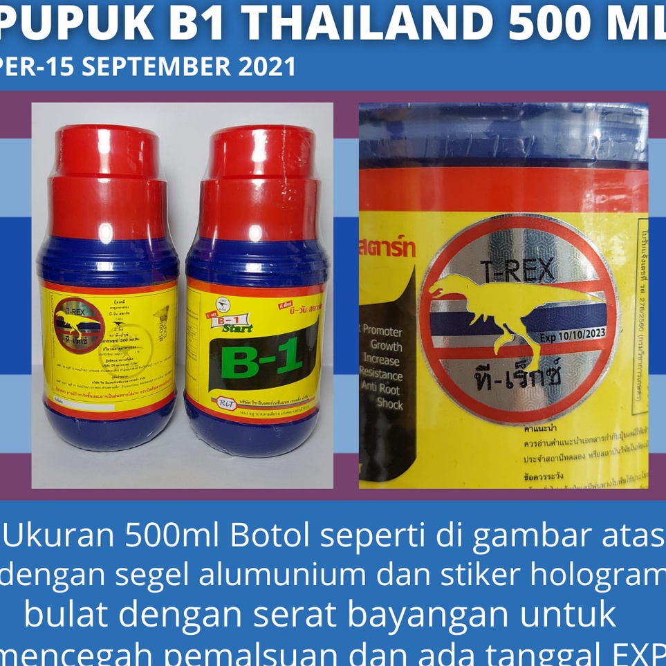 Kreatif B1 tanaman 5ml anti stres pupuk cair B1 TRex ori Thailand