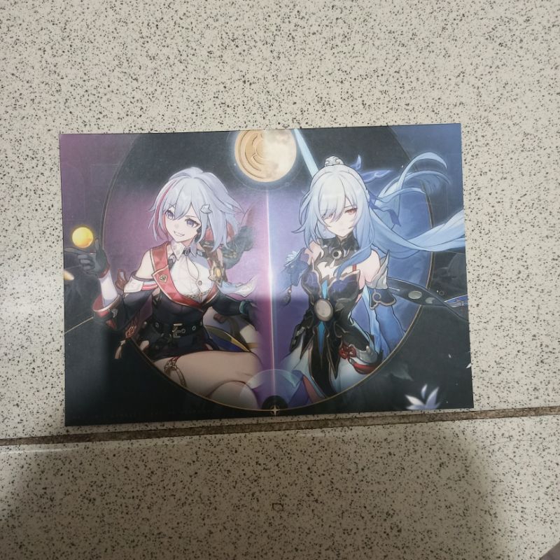 Honkai Star Rail Postcard Convivium Topaz & Jing Liu