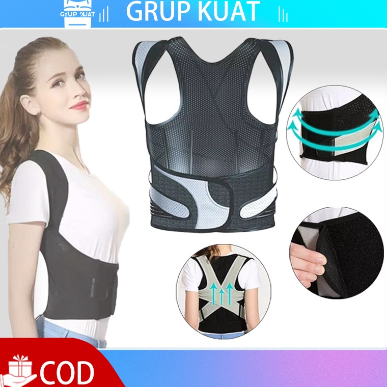 Stok terbatas Korset Penyangga PunggungBack Posture CorrectorAlat Penegak Badan BungkukPosture Thera