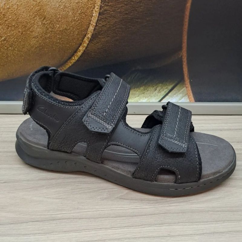 sepatu sandal kulit pria Clarks murah original berkualitas impor dari US