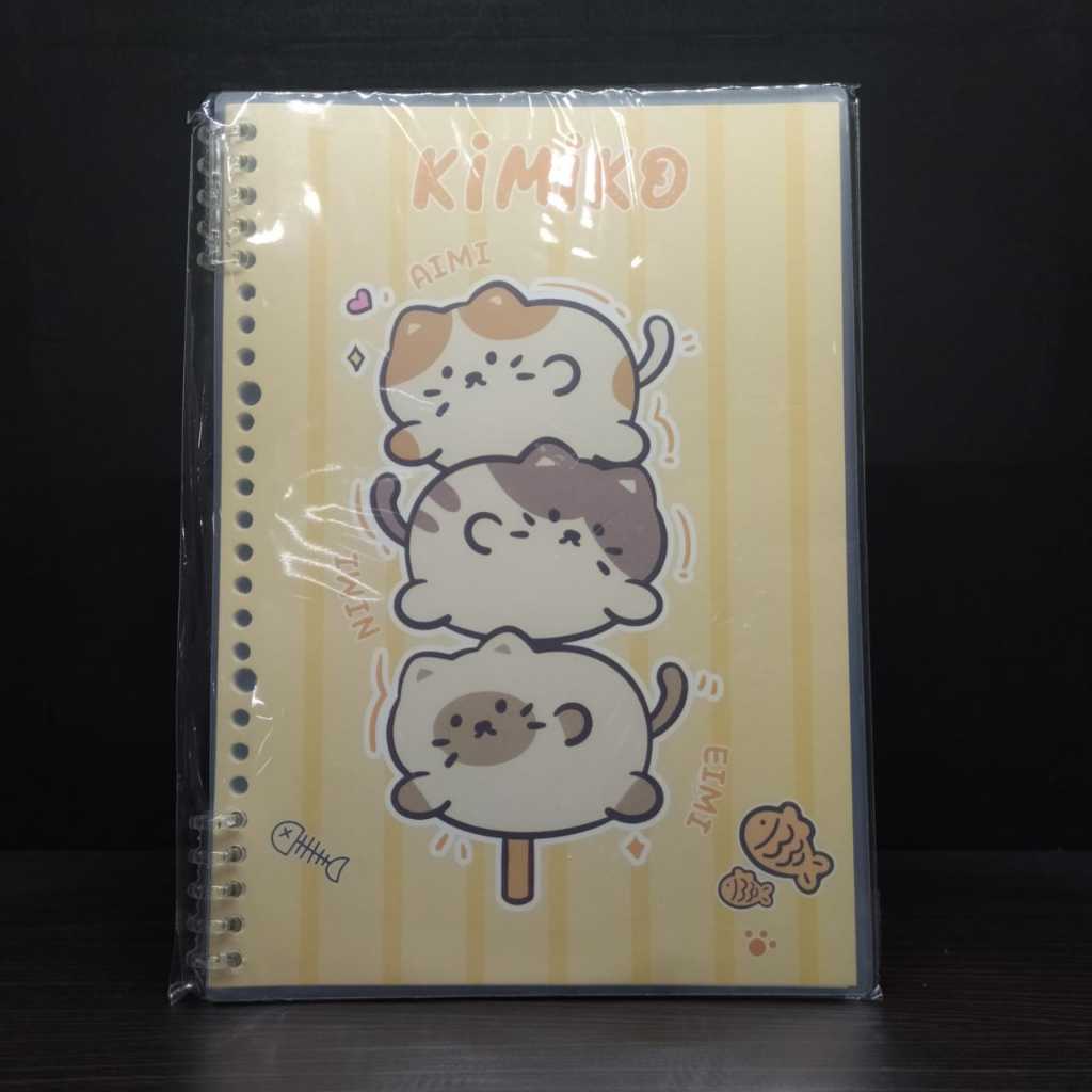 

Gramedia Kediri - Kako Kimiko Cat 10 Ring Notebook B5 Yellow