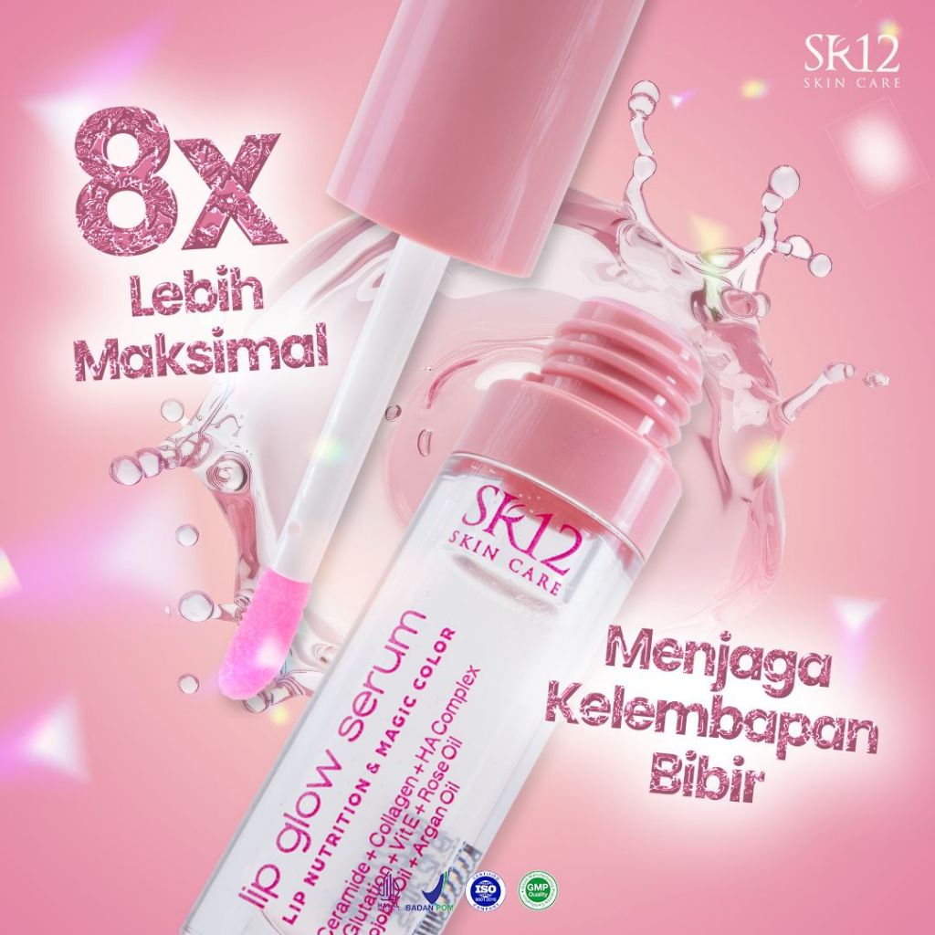 Lip Glow Serum Bibir Lip Gloss / Pelembab Bibir Alami / BIBIR MERAH ALAMI / BIBIR ANTI PECAH-PECAH /