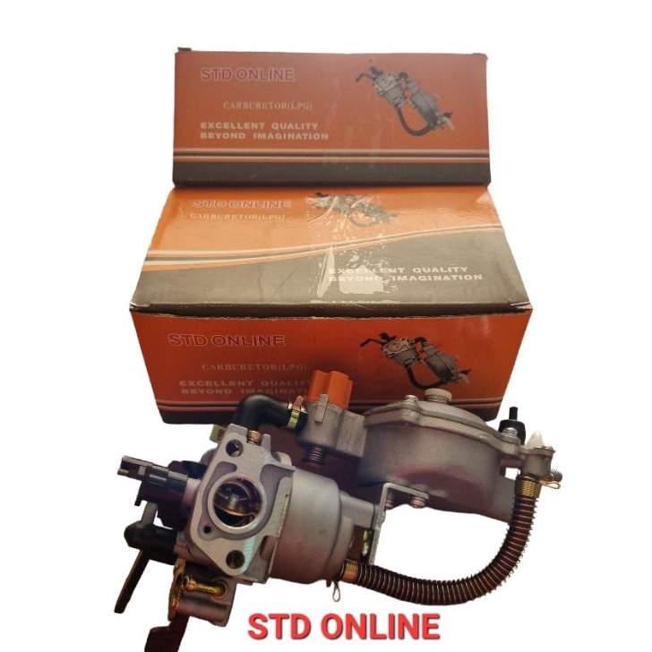 COD GX16 GENSET  carbulator Conventer LPG Bahan Bakar Gas