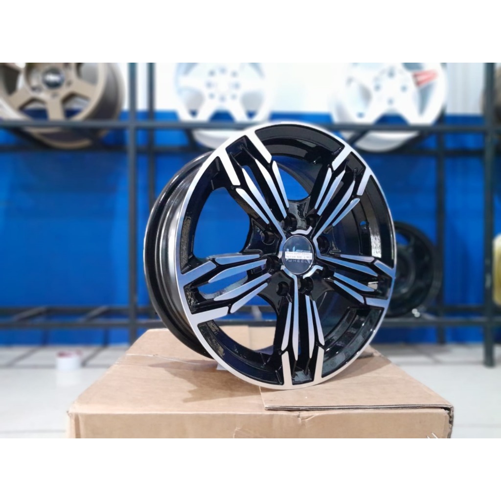 VELG MOBIL HSR MERKIN RING 14 PCD 4X100-114,3 UNTUK SIRION BRIO ATOZ KIJANG DLL