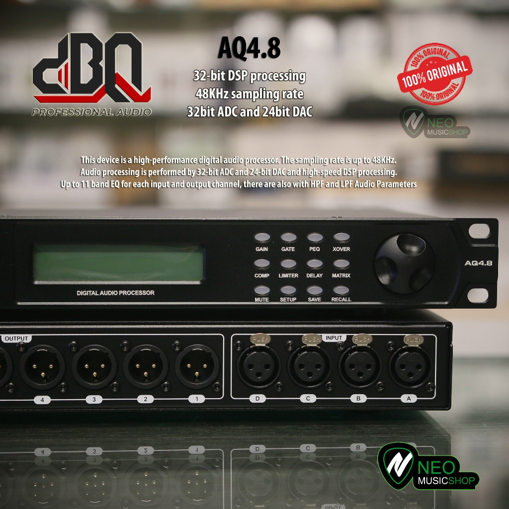 DLMS DBQ AQ4.8 High-Performance Digital Loudspeaker Management System