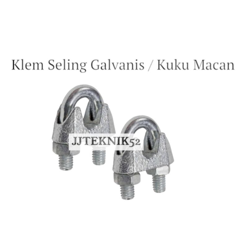 KLEM SELING 6MM / KUKU MACAN 6MM / CLAM SLING 6MM