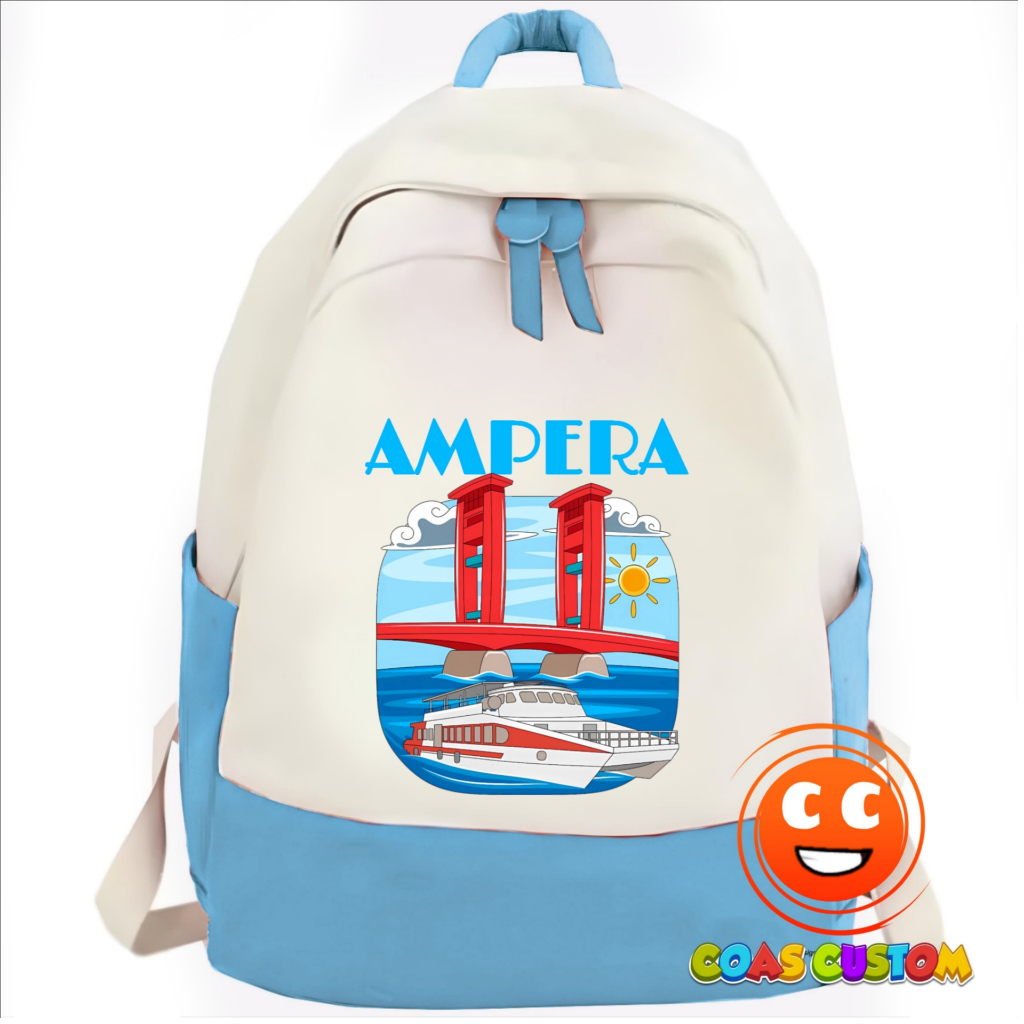 TAS RANSEL ANAK JEMBATAN AMPERA KOTA PALEMBANG
