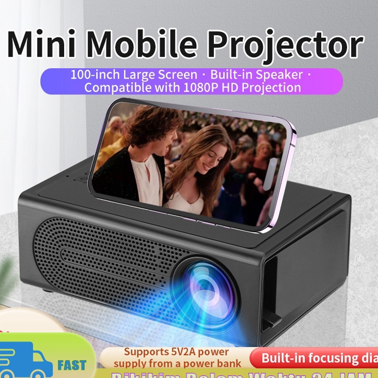 Kreatif M2 Proyektor Mini lcd proyektor mini led projector mini layar proyektor poble