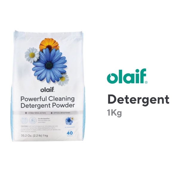 XC26619 Olaif Powerful Cleaning Detergent Powder 1 Kg  Deterjen  Detergen Bubuk  Detergen Laundry
