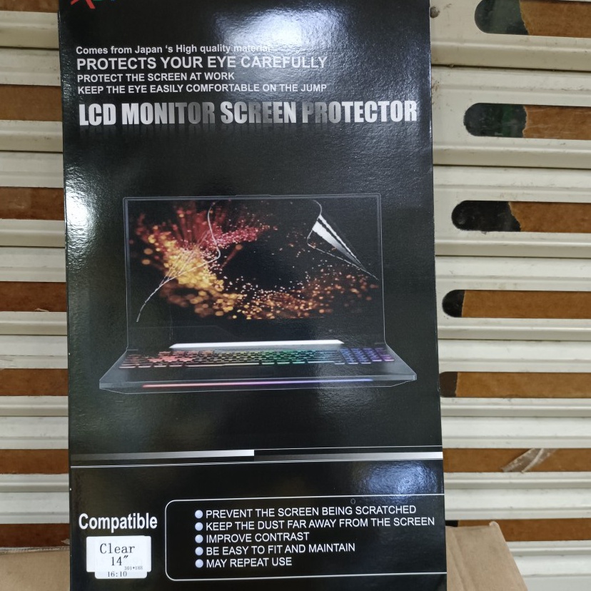Pelindung layar Laptop14inch 144 New  Lcd Protector 14inch 144 New