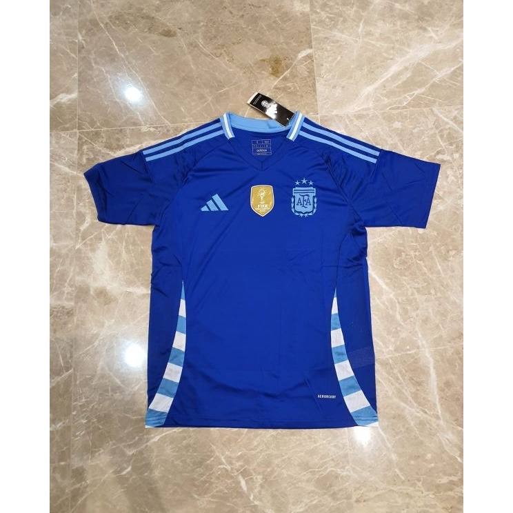 JERSEY BOLA ARGENTINA AWAY COPA 224 GRADE ORI IMPORT
