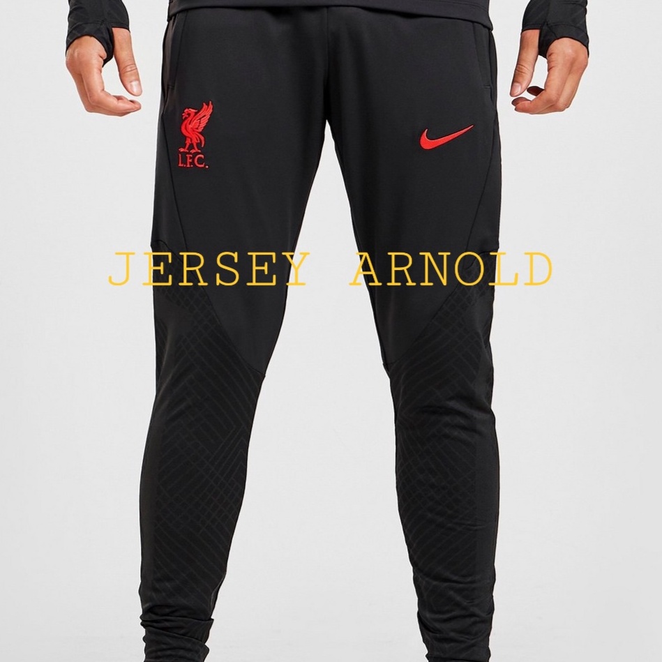 CELANA PANJANG MIDLAYER LIVERPOOL PRE MATCH PREMATCH TRAINING HITAM BLACK GO GRADE ORI THAILAND AAA 