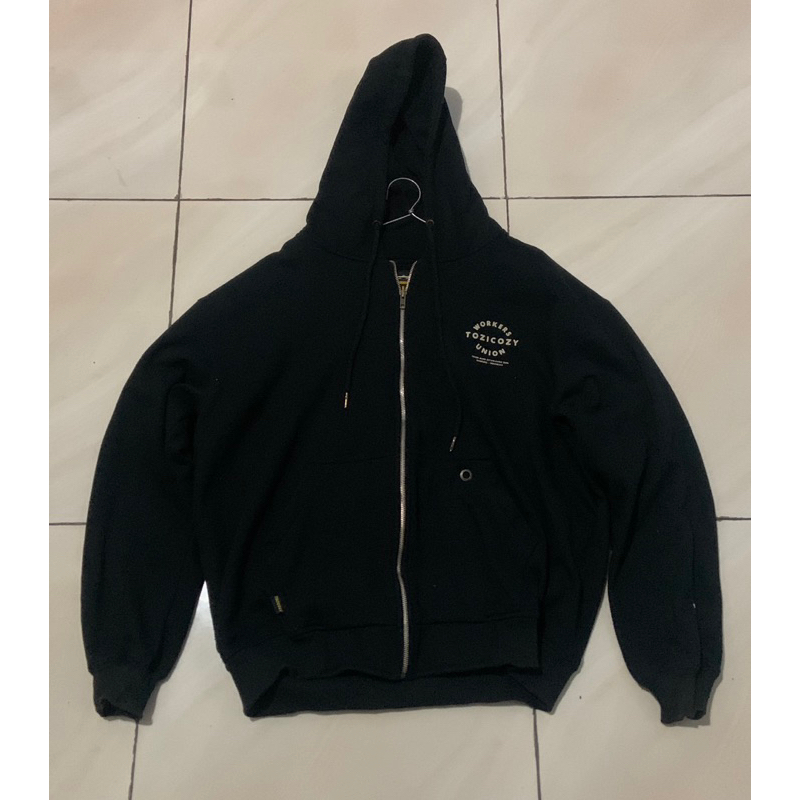 Tozicozy Hoodie Zipper Black