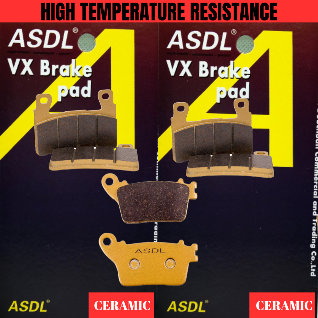 Kampas rem Motor Kawasaki Ninja ZX-6R ZX6R ZX 6R ZX636 ZX 636 2013 - 2020 Ceramic