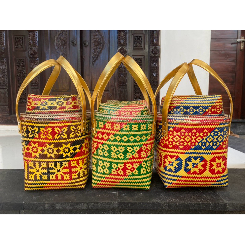 Tas bambu set 2 keben