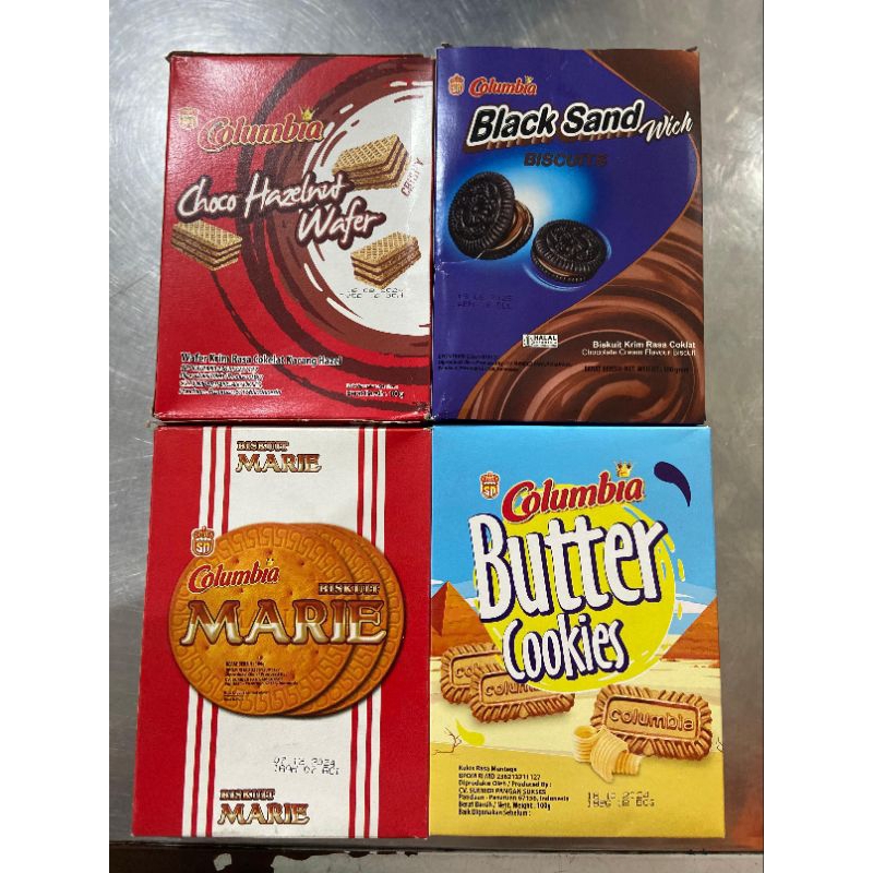 

Columbia Wafer Box / Biskuit box 100gr