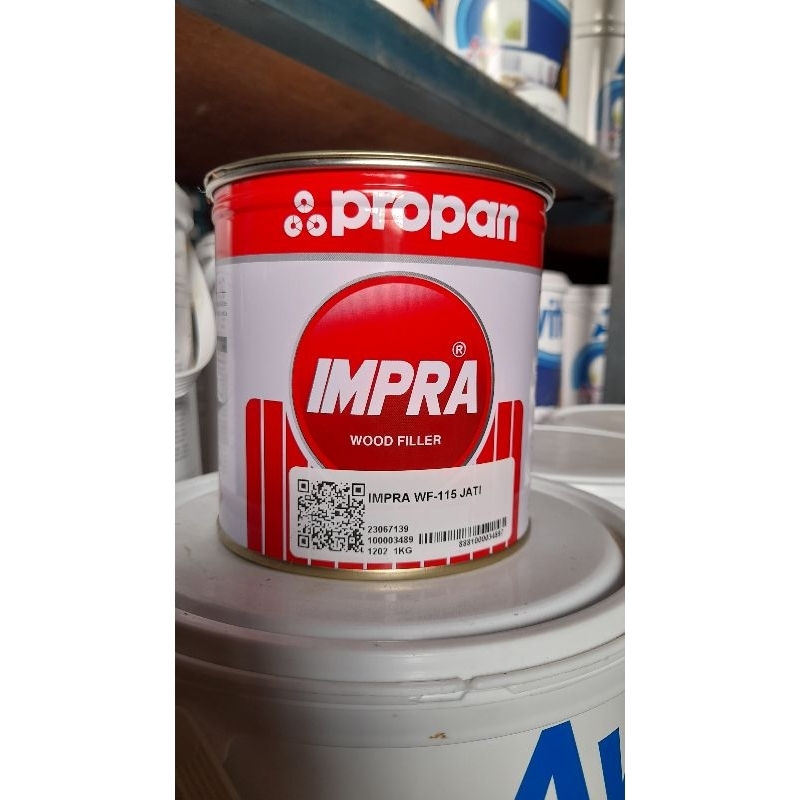 impra wood filler / dempul kayu impra JATI 1kg