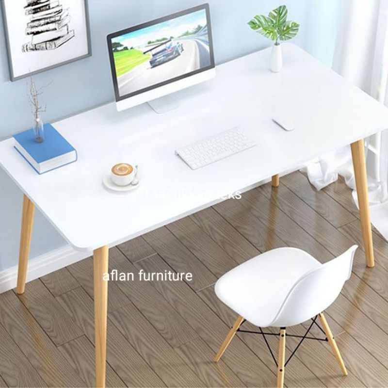 meja komputer minimalis modern serbaguna murah