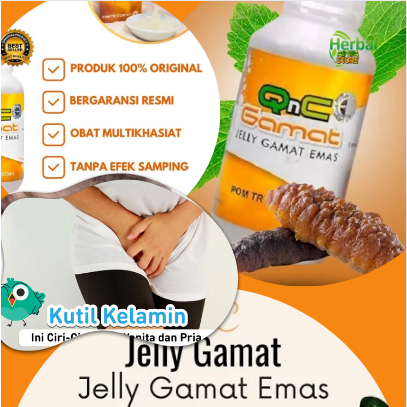 Obat Kutil Kelamin Pria & Wanita Herbal - Penghilang/Perontok, Sipilis/Gonore/Gonorhea | QnC Jelly G