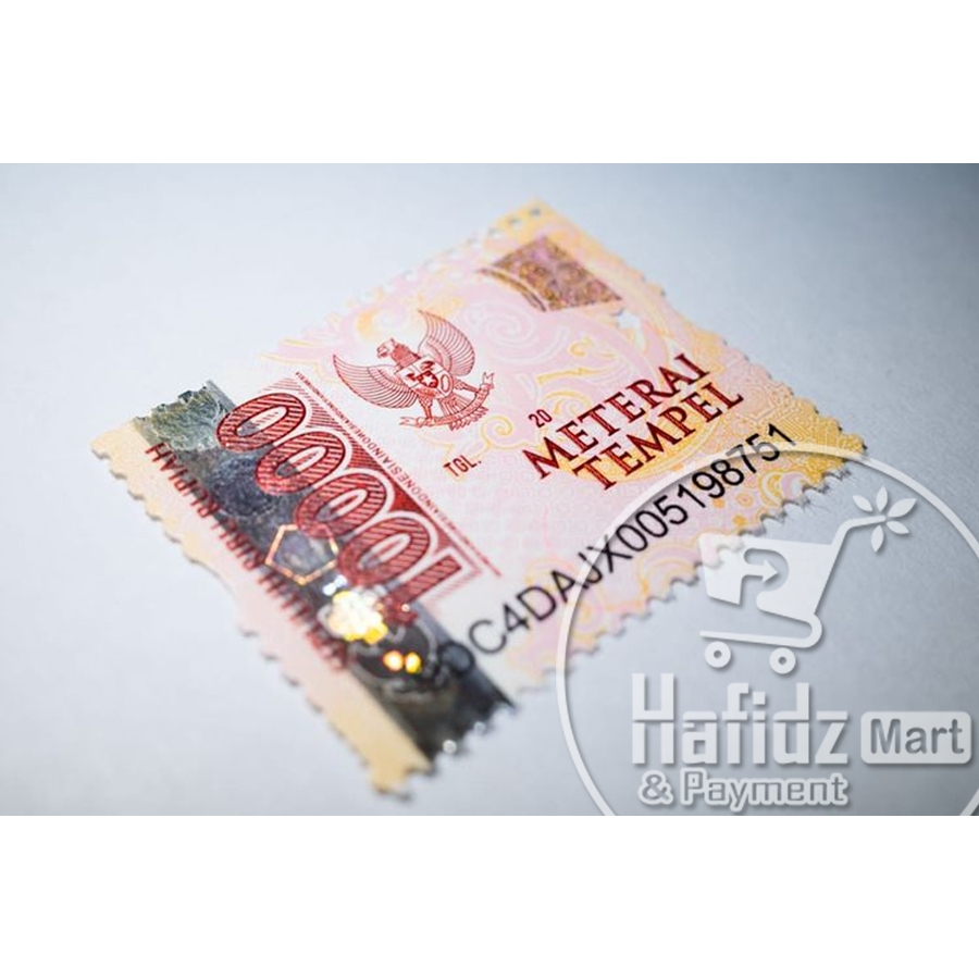 

Meterai 10.000 Asli Pos / Materai 10000