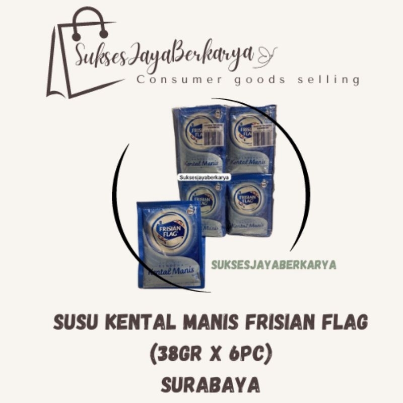 

Susu kental manis Frisian Flag (6sc x 38gr)